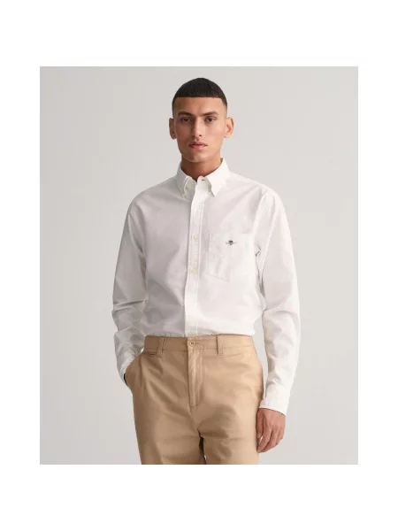 Koszula Gant Classic Oxford biała