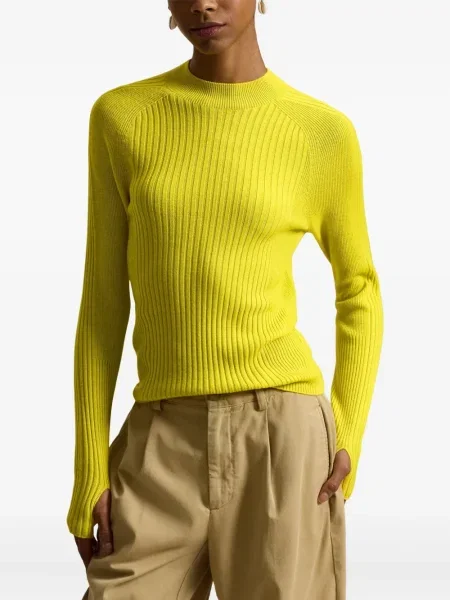 Dugo rebrasti s ovratnikom polo majica Polo Ralph Lauren plava