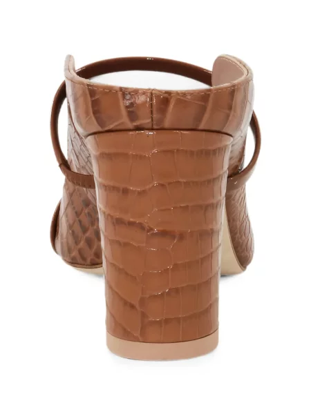 Sandale Malone Souliers din piele de lac maro