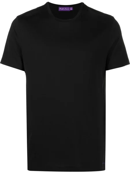 Tricou Ralph Lauren Purple Label cu broderie negru