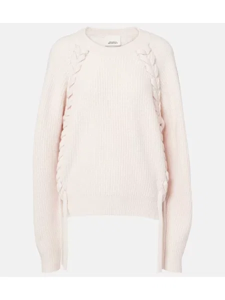 Pulover Isabel Marant de lână bej