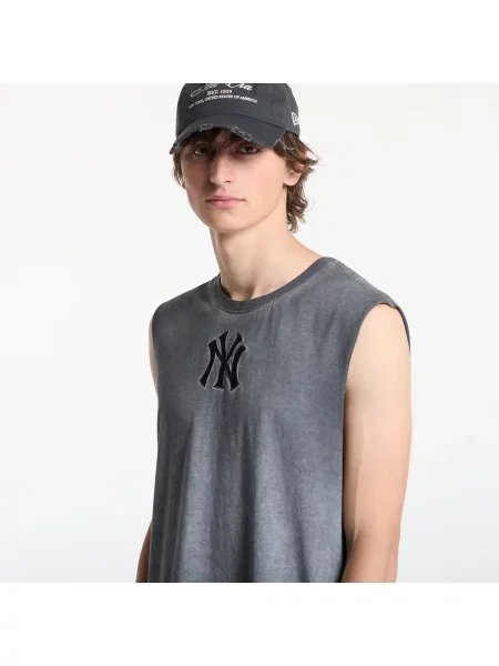 Тениска New Era MLB Washed Logo Sleeveless Tee New York Yankees UNISEX Black L черно