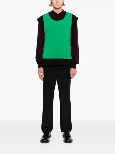 Tricou Lii fără mâneci verde