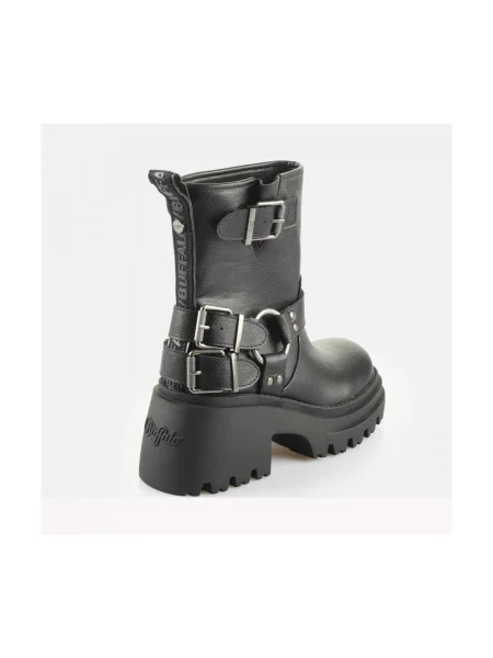 Pantofi Buffalo biker negru