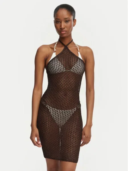Guess Пляжна сукня Темно-коричневий коричнева