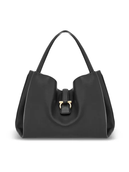 Shopperka Salvatore Ferragamo czarna