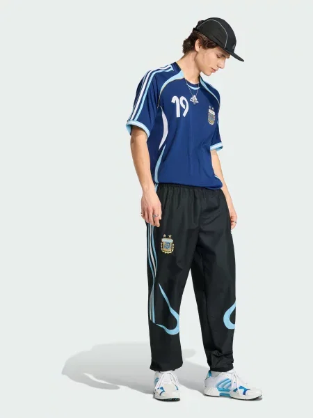 Переработанный футболка Adidas синяя