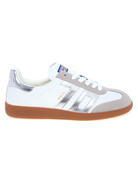 Sneakersy Back70 skórzane białe