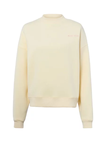 Another Cotton Lab Bluza Mat Essentials Kobiety nadruk S żółty