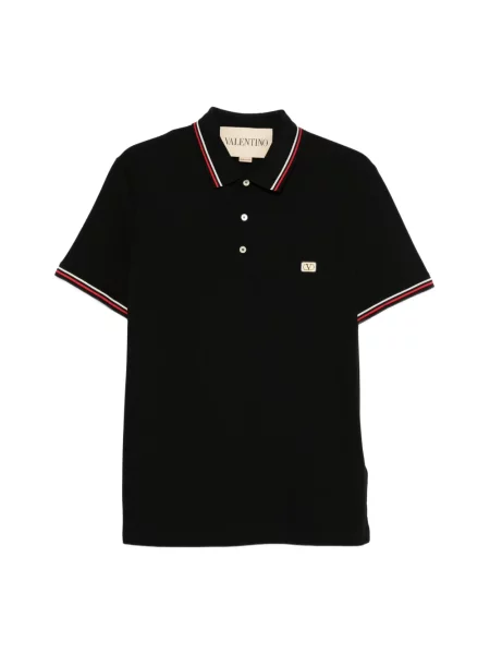 Koszulka polo Valentino czarna