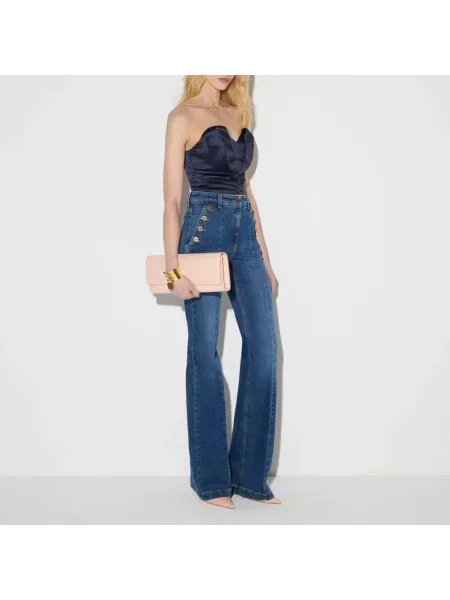 Top Elisabetta Franchi niebieski
