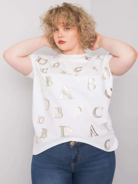 Bluză Fashionhunters alb
