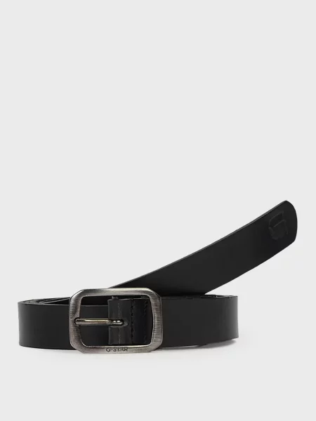 Шкіряний ремінь G-star Raw чорний
