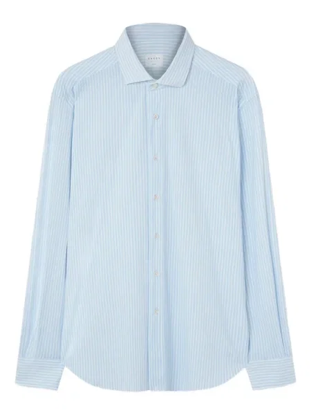 Pruhovaná dlouhá košile Xacus modrá