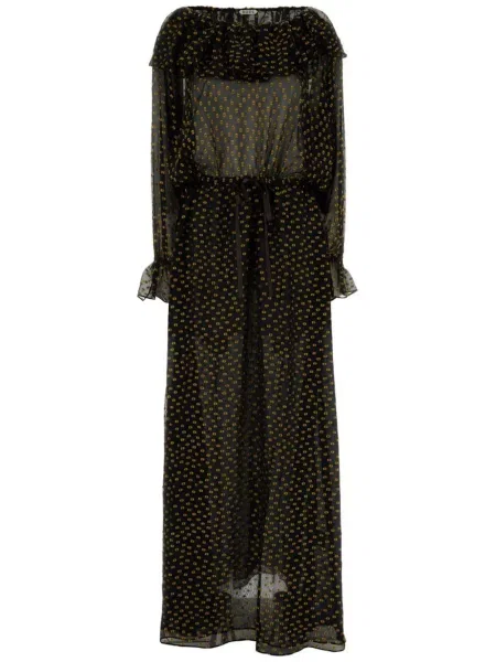 Rochie midi Bode până la genunchi de costum negru