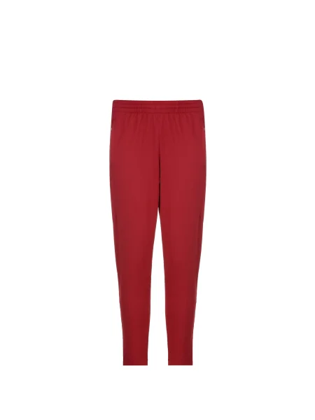 JAKO Pantaloni sport roşu închis alb