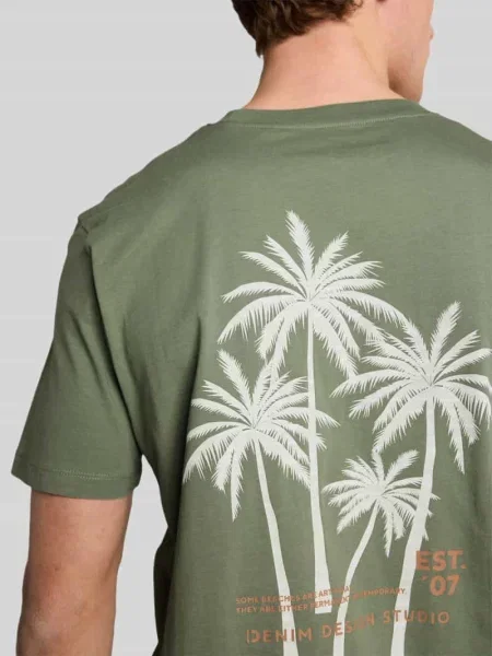 T-shirt o kroju regular fit z czystej bawełny Tom Tailor Denim