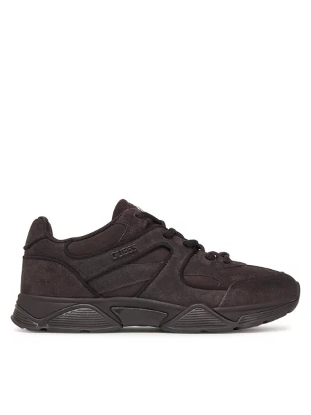 Sneakersy Guess brązowe
