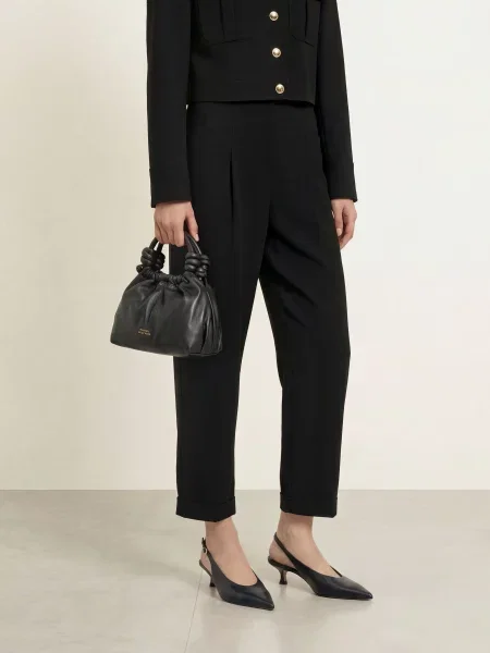 S.Oliver Black Label Kalhoty černá