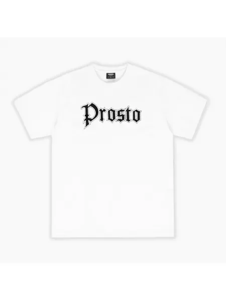 Мъжка тениска PROSTO Traz white бяло