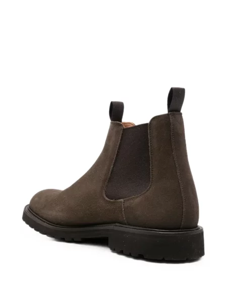 Botine chelsea Tricker's din piele de căprioară maro