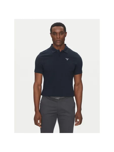 Barbour Polo majica Original Sports Mornarsko Tailored Fit modra