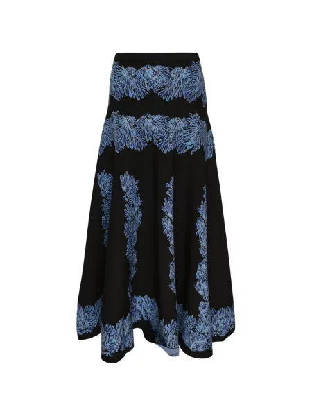 Fustă midi Ulla Johnson tricotate negru