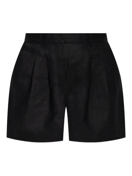 Szorty Posse plisowane czarne
