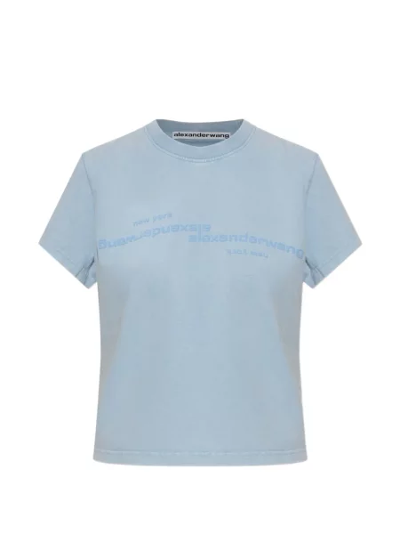 Tricou Alexander Wang cu imagine albastru