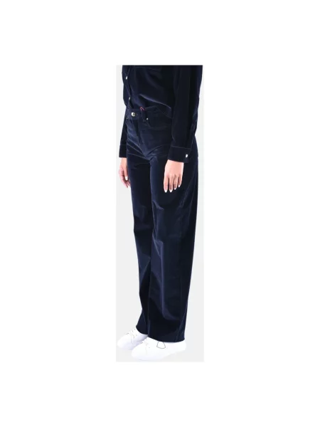 Spodnie Max Mara Studio niebieskie