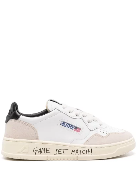 Sneakerși Autry din piele alb
