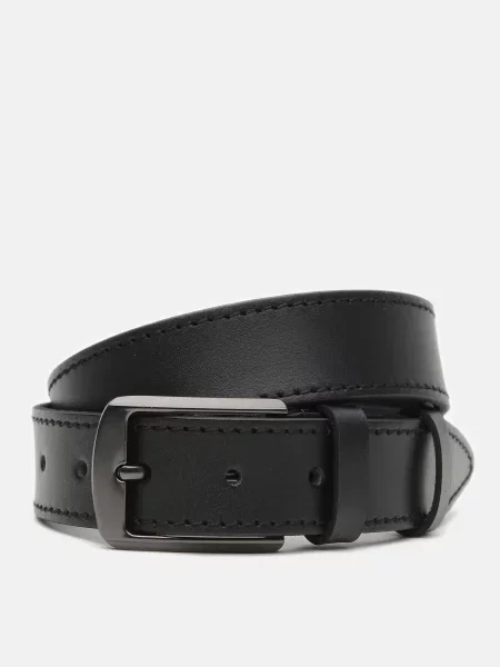 Кожаный ремень Borsa Leather черный