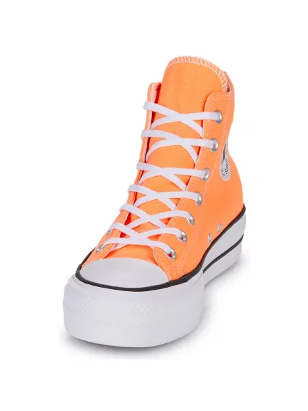 Platform talpú félcipő Converse narancsszínű