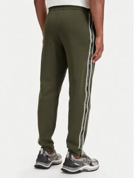 Emporio Armani Spodnji del trenirke Temno zelena