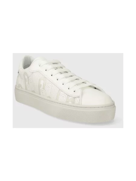 Sneakersy Furla skórzane białe