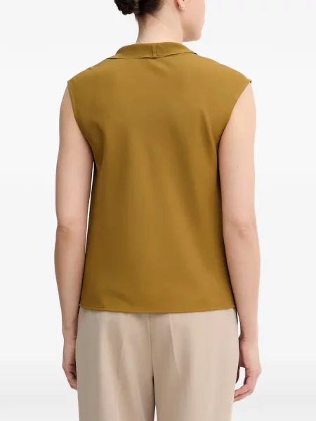 Top Sisley cu legături verde