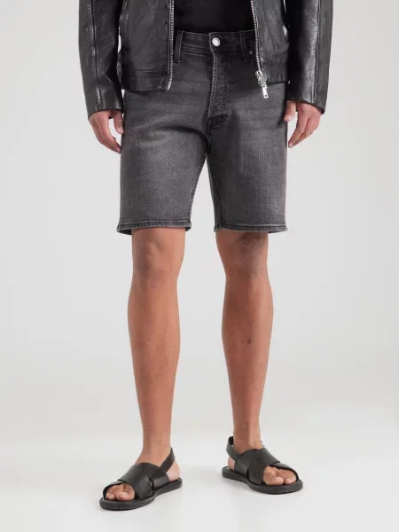 JACK & JONES Džínsy JJIRICK JJORIGINAL béžová / čierna biela