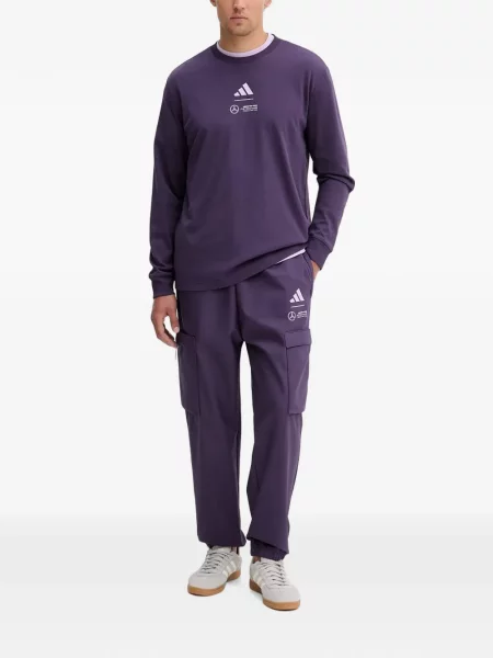 Γυμναστήριο μικρός μπλούζα Adidas με αυτόγραφο γκρι