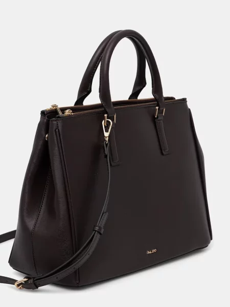 Geantă shopper Aldo din piele maro