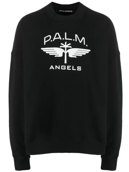 Hanorac Palm Angels cu imagine negru
