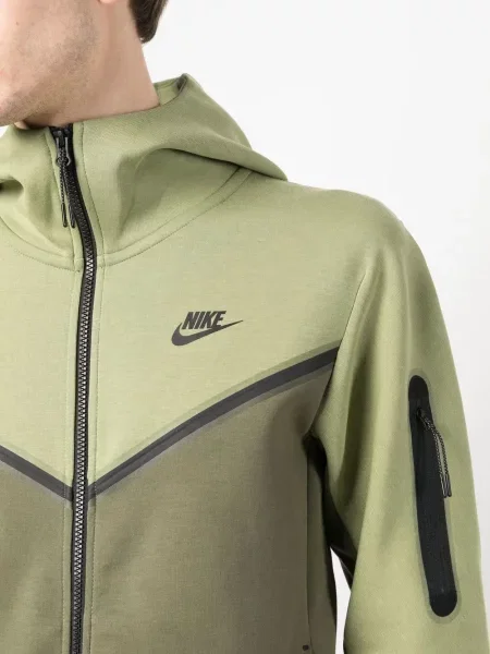 Kratke hlače Nike od flisa s vezom zelena