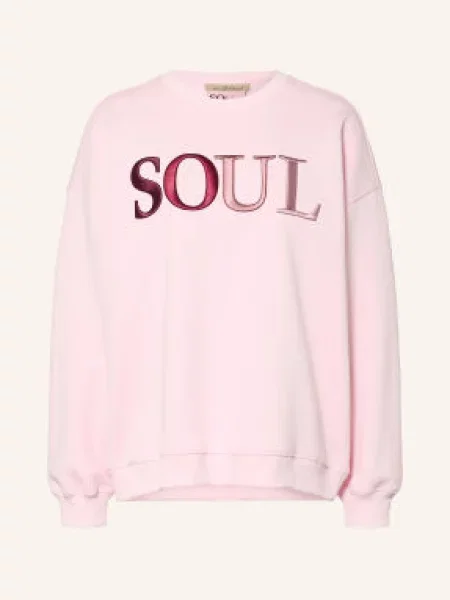 Smith & Soul Bluza Oversize rosa różowa