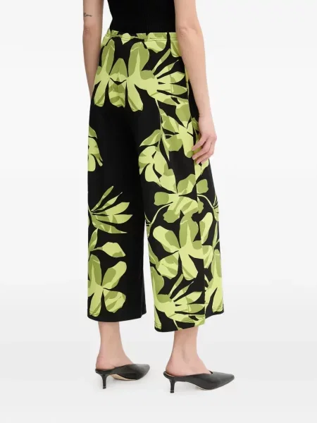 Pantaloni Joseph Ribkoff cu model floral negru