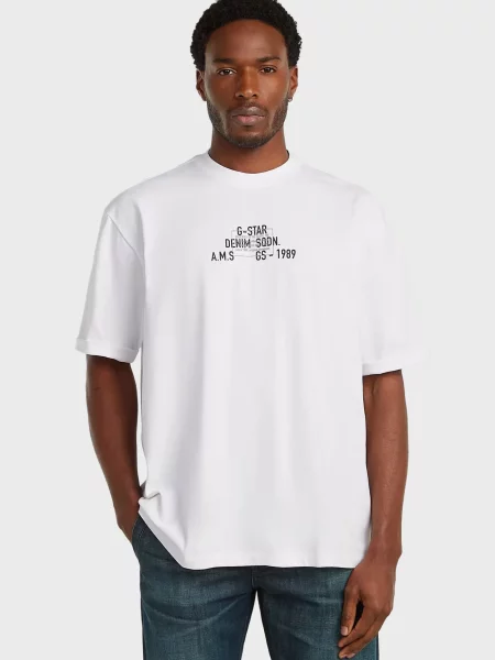 Футболка G-star Raw біла