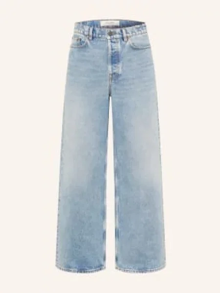 Golden Goose Jeansy Parker O Kroju Regular Fit Z Nitami blau białe