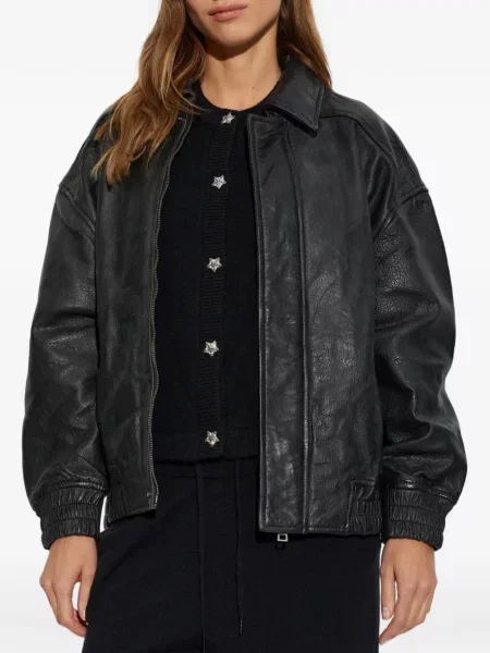 Geanta de piele Zadig&voltaire negru
