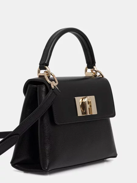 Geanta crossbody Furla din piele negru