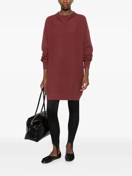 Rochie Brunello Cucinelli tricotate roșu