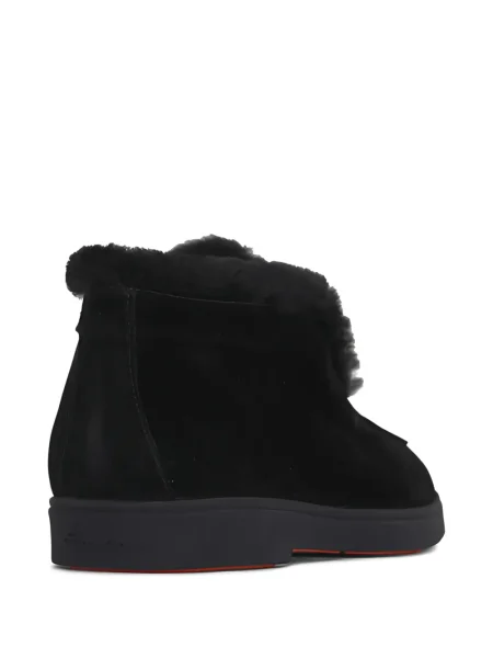 Pantofi loafer Santoni negru