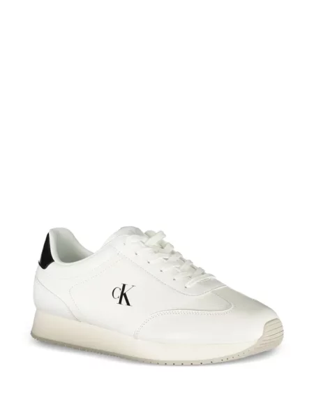 Sneakerși Calvin Klein cu imagine alb